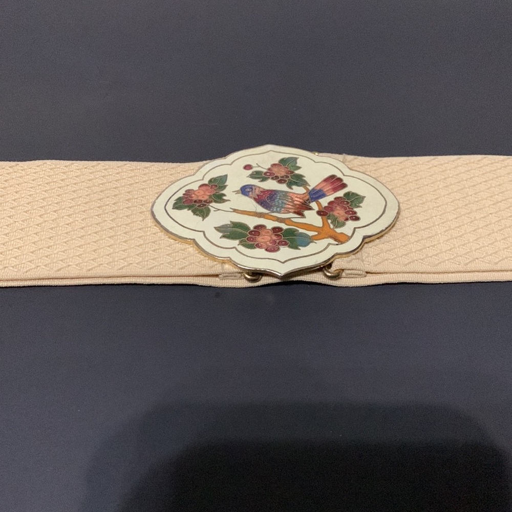 Stretchy Beige Belt